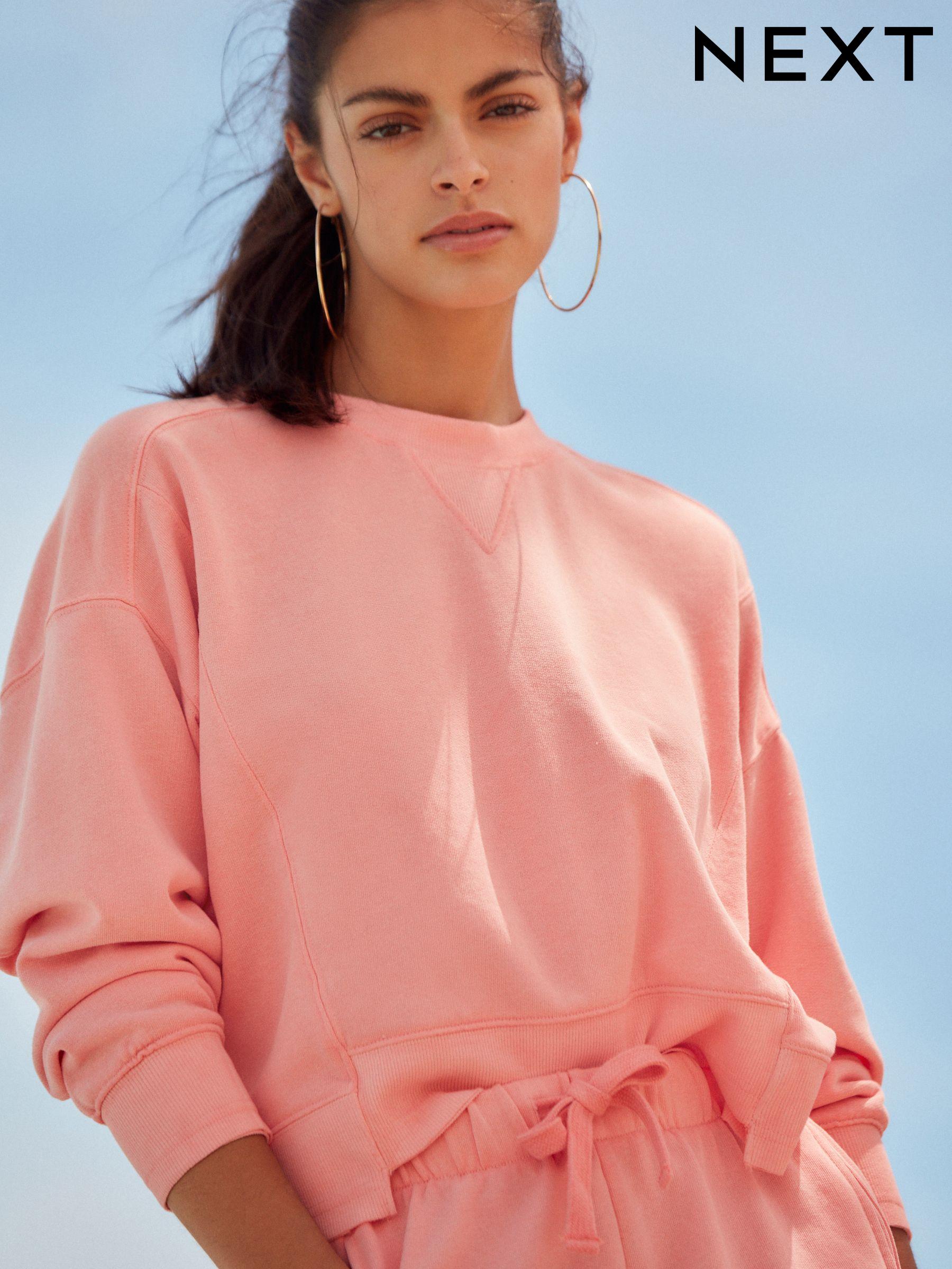 Pink sweat top online