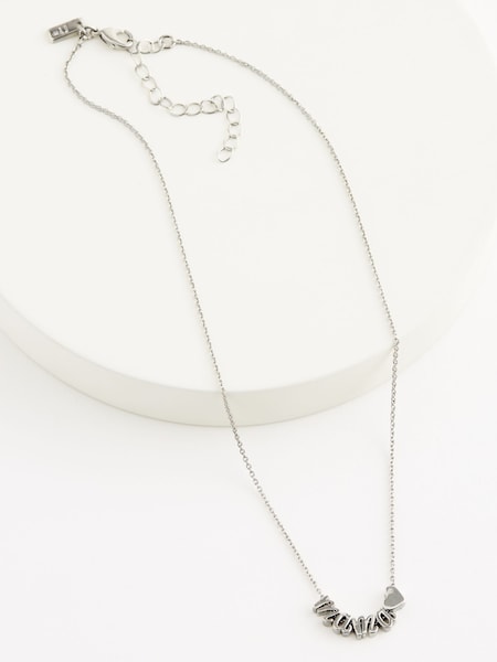 Silver Tone Mama Necklace (N07749) | €5