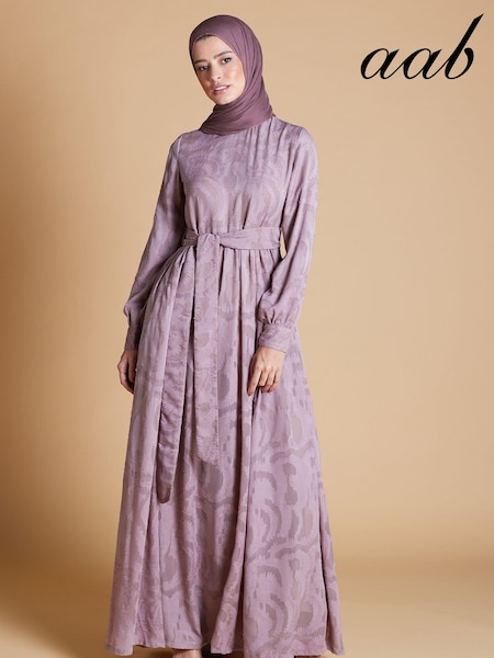 Aab Purple Dusky Maxi Lace Gown (N07945) | €135