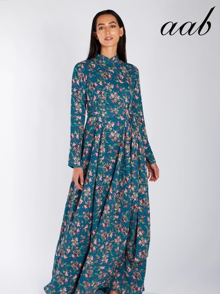 Aab Blue Lilium Maxi Dress (N07951) | €122