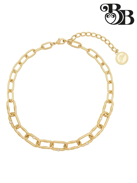 Bibi Bijoux Gold Tone 'Courage' Chunky Chain Necklace (N09084) | ‏87 د.إ.‏