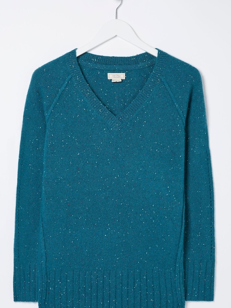 FatFace Light Blue Iona Lambswool Jumper (N09442) | €41.50