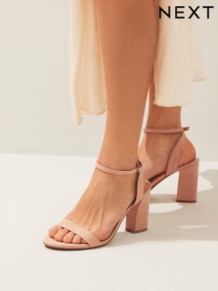 Nude 1 - Forever Comfort® Block Heel Sandals (N09722) | € 26