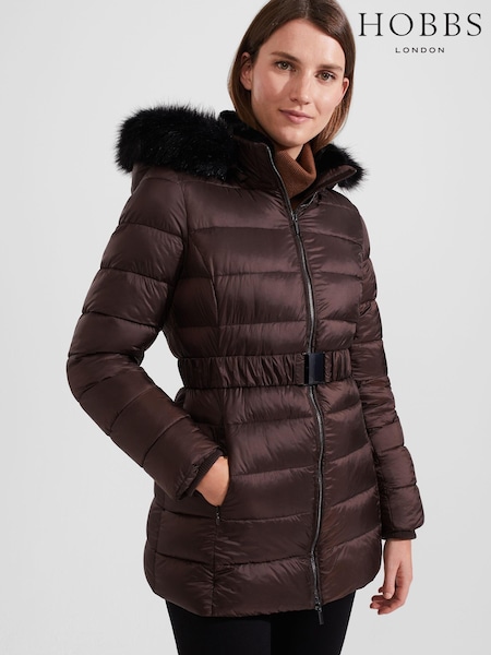 Hobbs Brown Harriet Puffer Jacket (N09744) | €89