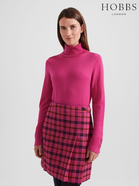 Hobbs Pink Lara Roll Neck Jumper (N09774) | €30