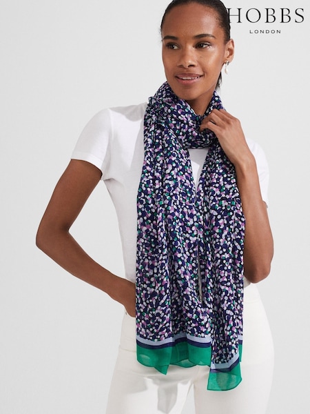 Hobbs Blue Mollie Scarf (N09783) | €24
