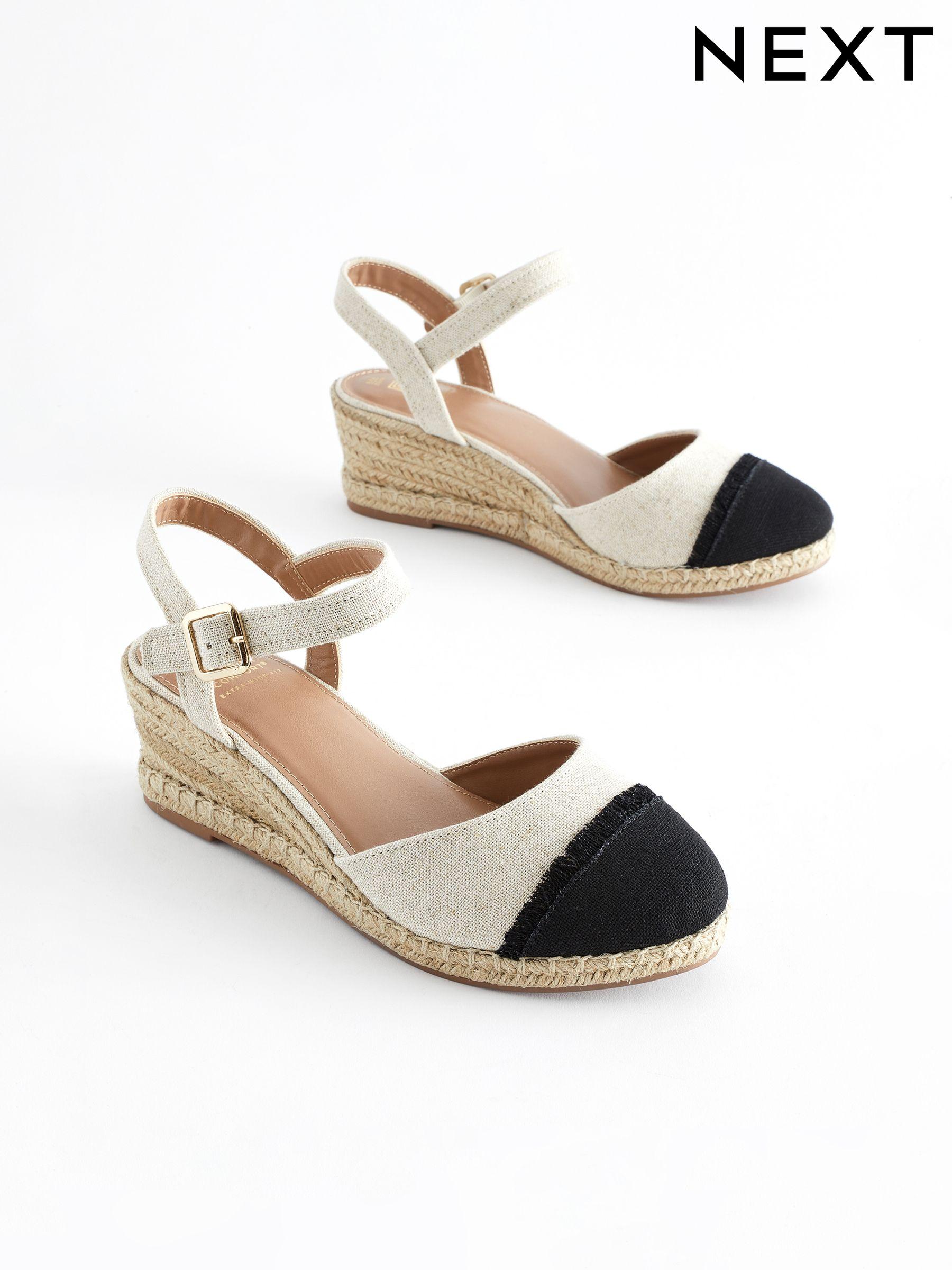Cream wedges closed toe shop
