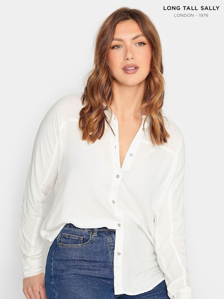 Long Tall Sally Cream Long Sleeve Shirt (N09998) | €38