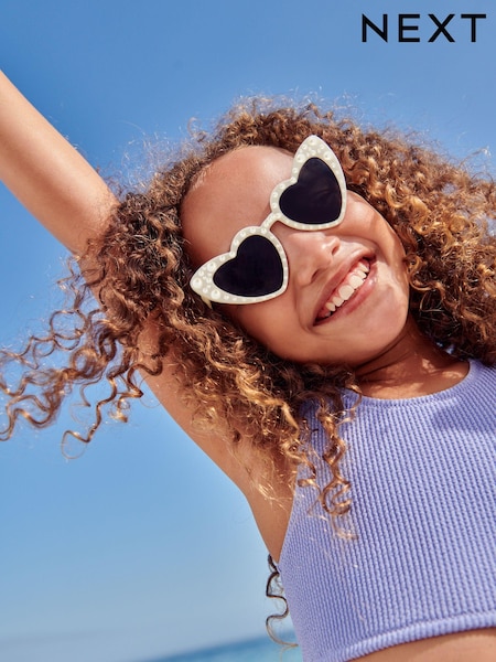 White Kids Beaded Sunglasses (N10825) | €8 - €11