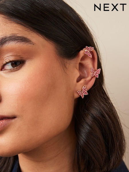 Goldfarben - Butterfly Ear Cuff (N11063) | 5 €