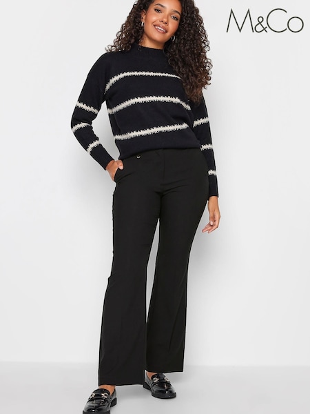 M&Co Black Bootcut Trousers (N11120) | €17.50