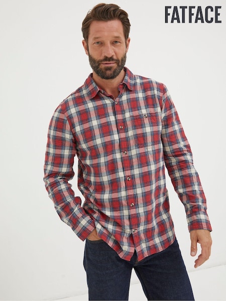 FatFace Red Nevis Check Shirt (N11126) | €30