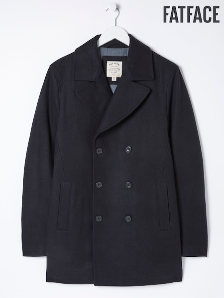 FatFace Blue Wool Peacoat (N11128) | €89