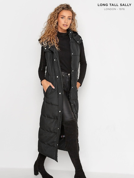 Long Tall Sally Midaxi Puffer Gilet (N11141) | €99