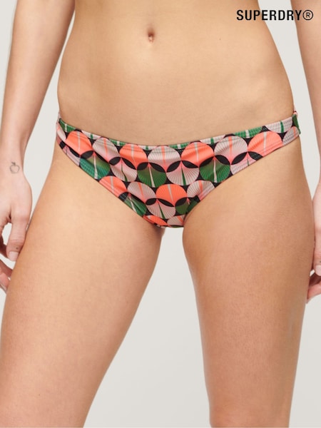Superdry Orange Printed Classic Bikini Bottoms (N11267) | €12.50