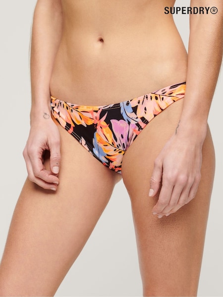 Superdry Orange Printed Classic Bikini Bottoms (N11268) | €12.50