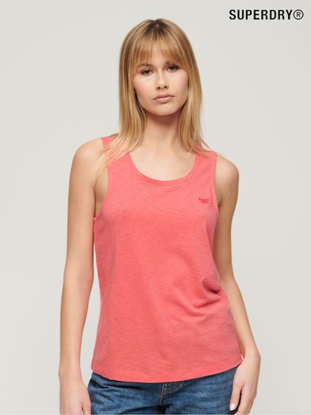Orange - Superdry Scoop Neck Tank (N11321) | 7 €