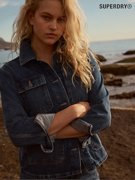 Superdry Denim Chore 100% Cotton Jacket (N11325) | €122
