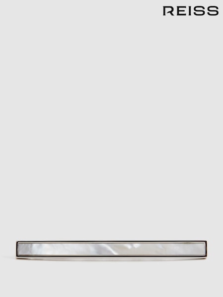 Reiss Silver/Mop Ardley Onyx Tie Bar (N11583) | AZN 170