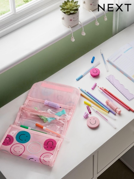 Smiley Faces Filled Fold Up Pencil Case (N12133) | € 18