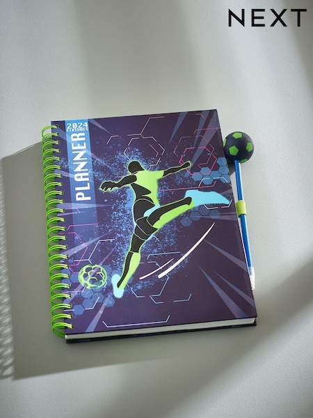 Blue Navy Football Fixtures A4 Notebook (N12165) | €12