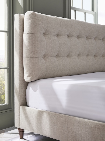 Tweedy Plain Light Natural Fairford Upholstered Ottoman Storage Bed Frame (N12203) | €1,125 - €1,250
