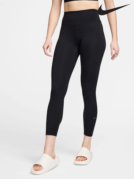 Nike Black One High Waisted 7/8 Leggings (N12239) | €60