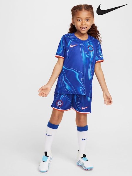 Nike Jr. Chelsea FC Home Stadium 3 Piece Football Kit (N12319) | €43