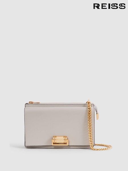 siva - Reiss Picton Leather Chain Crossbody Bag (N12404) | € 208