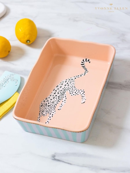 Yvonne Ellen Cheetah Rectangular Roaster (N12764) | €40