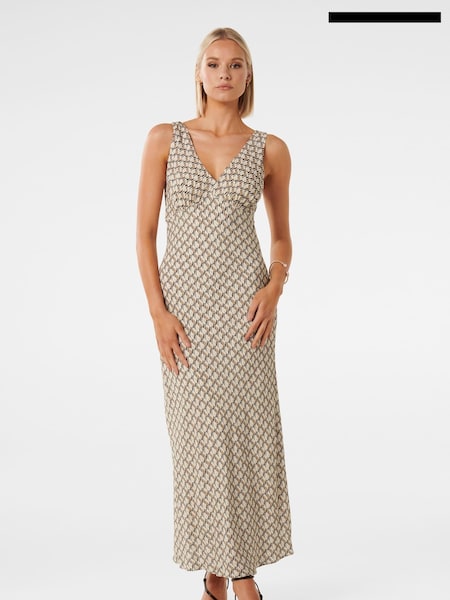 Forever New Black Lorna Sleeveless Casa Midi Dress (N12913) | €53