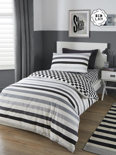 Bedlam Beckett Stripe Easy Care Duvet Cover Set (N12968) | 25 € - 35 €