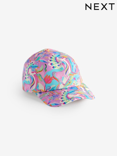 Multi Bright Unicorn Baseball Cap (1-16yrs) (N13207) | AED25 - AED39