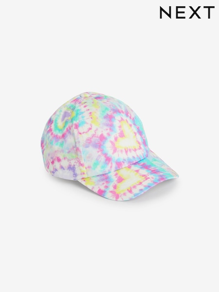 Multi Tie Dye Heart 100% Cotton Baseball Cap (1-13yrs) (N13212) | €11 - €15
