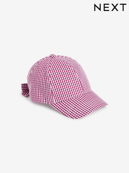 Red Gingham Cap (3-16yrs) (N13284) | AED11 - AED15