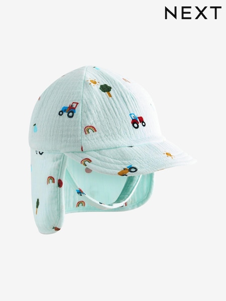 Blue Transport Legionnaire Baby Hat (0mths-2yrs) (N13369) | €4