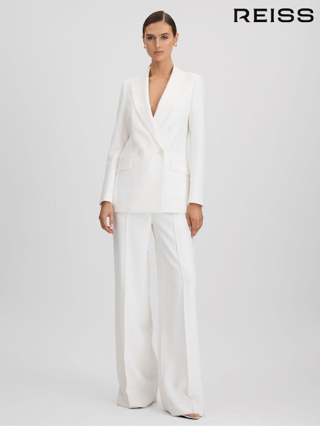 Reiss Sienna Double Breasted Crepe Suit Blazer (N13449) | €438