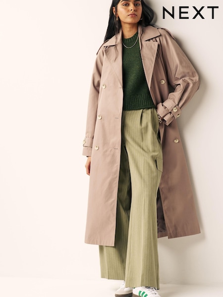 Neutral Shower Resistant Trench Coat (N13462) | €19
