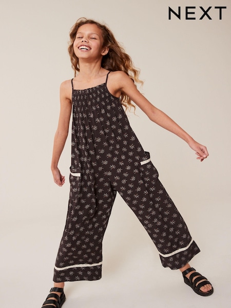 Anthrazitgrau - Printed Playsuit (3-16yrs) (N13644) | 4 € - 6 €
