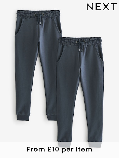 Marineblau/blau - Skinny Fit Joggers 2 Pack (3-16yrs) (N13805) | 28 € - 37 €
