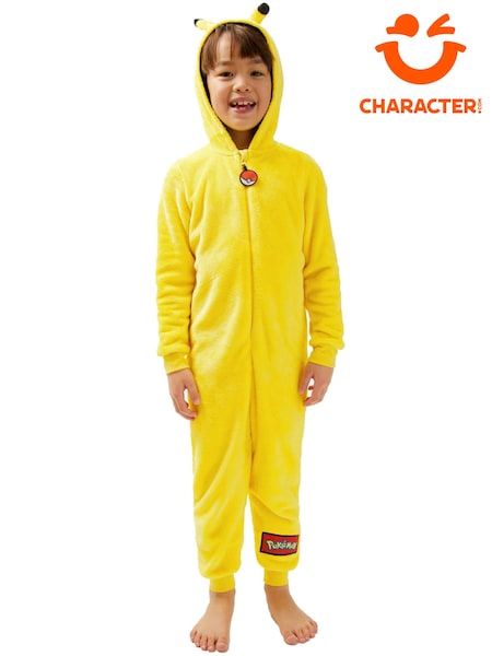 Character Yellow Pokemon Pikachu Fleece All In One (N13907) | €36