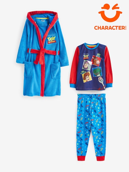 Character Blue Toy Story Pyjamas and Dressing Gown Set (N13962) | €20