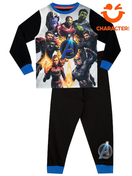 Character Black Avengers Marvel Printed Long Sleeve Pyjamas (N13966) | €31