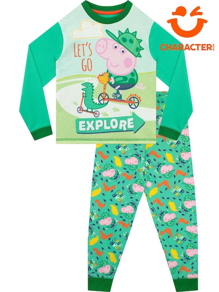 Character Green George Pig Kids George Pig Pyjamas - Snuggle Fit (N13982) | €24