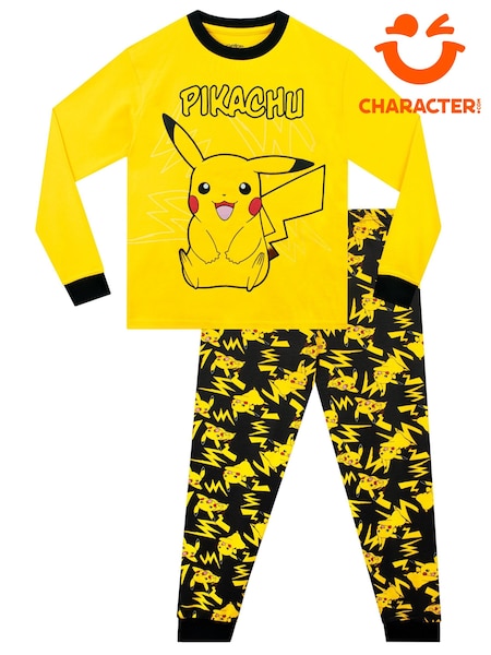 Character Yellow Pokemon Pikachu 100% Cotton Pyjamas (N13993) | €30