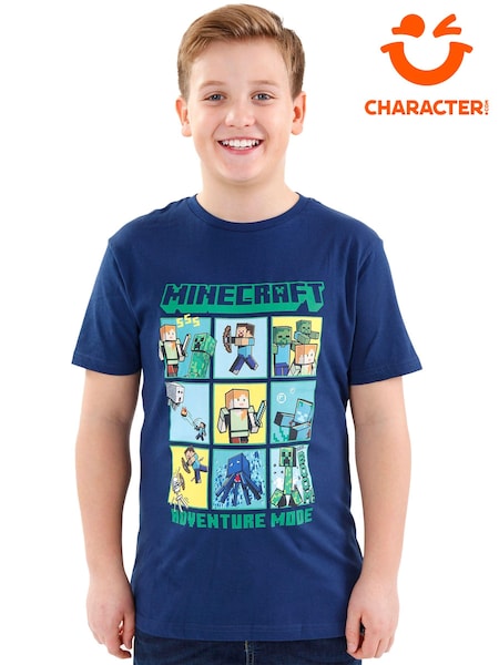 Character Blue 100% Cotton Minecraft T-Shirt (N14026) | €21