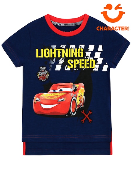 Character Blue 100% Cotton Disney Cars T-Shirt (N14037) | €19