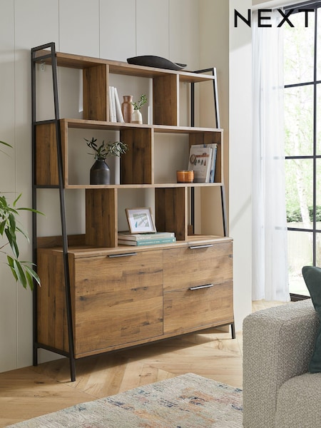 Dark Bronx Wide Storage Ladder Wide Ladder Shelf (N14255) | €650