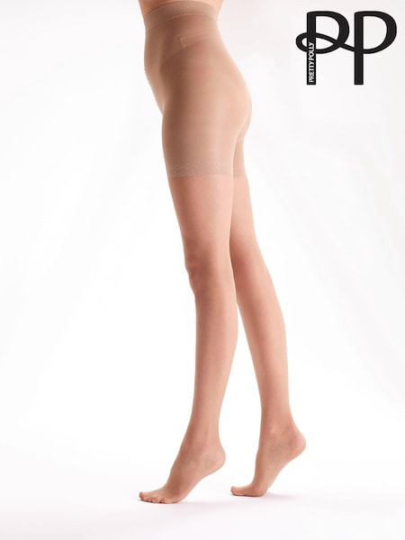 Nude - Pretty Polly 20 Denier Bodyshaping Sheer Longline Colanți/Dresuri 2 Set (N14400) | 149 LEI