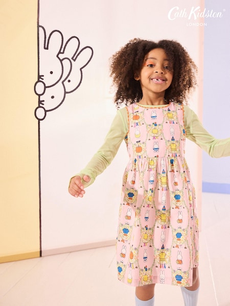Cath Kidston Pink/Orange Miffy Sleeveless Dress (N14446) | 94 QAR